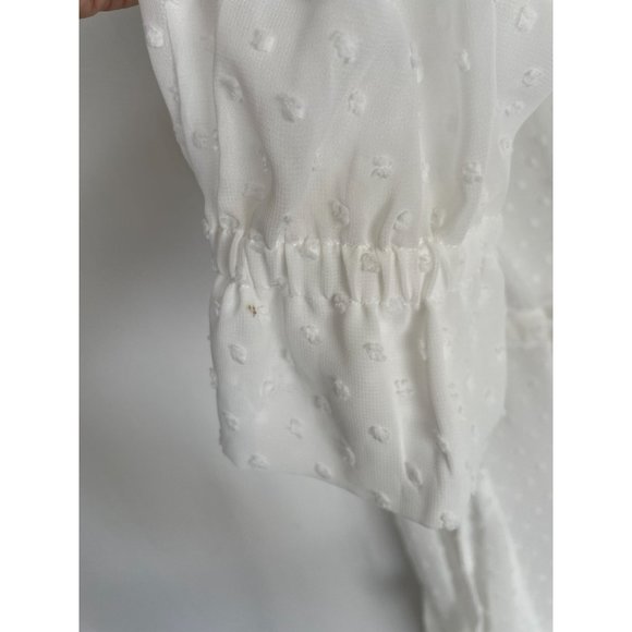 Malia Mills Carol Robe Sheer Maxi Coverup Dress M White - Picture 9 of 14